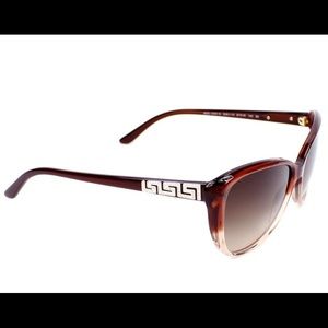 Opal/Beige Gradient Versace Cat Eye Sunglasses